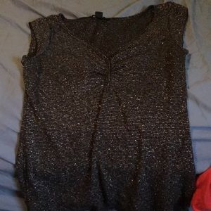 Black sparkly shirt